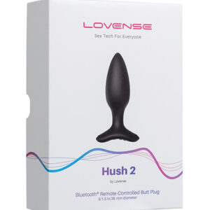 Lovense Hush 2 1.5" Butt Plug - Black
