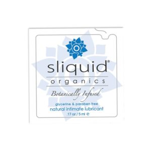 Sliquid Organics Natural Intimate Lubricant - .17 oz Pillow