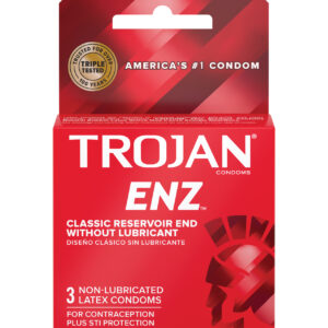 Trojan Enz Non-Lubricated - Box of 3