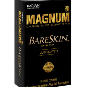 Trojan Magnum Bareskin Condoms - Box of 10