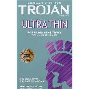 Trojan Ultra Thin Condoms - Box of 12