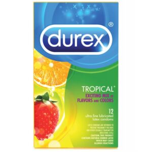 Durex Tropical Color & Scents Condoms - Box of 12