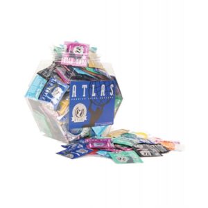 Atlas Condoms Assorted - Bowl of 144