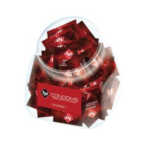 ID Studded Condoms Fishbowl - Bowl of 144