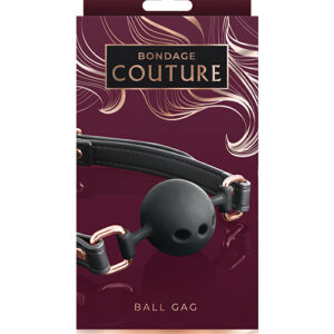 Bondage Couture Ball Gag - Black