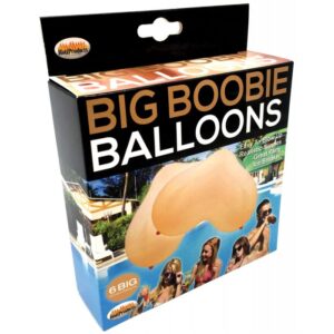 Big Boobie Balloons - Flesh Box of 6