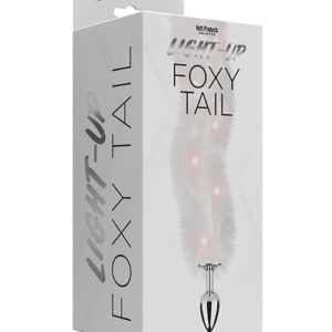 Foxy Tail Light Up Faux Fur Butt Plug